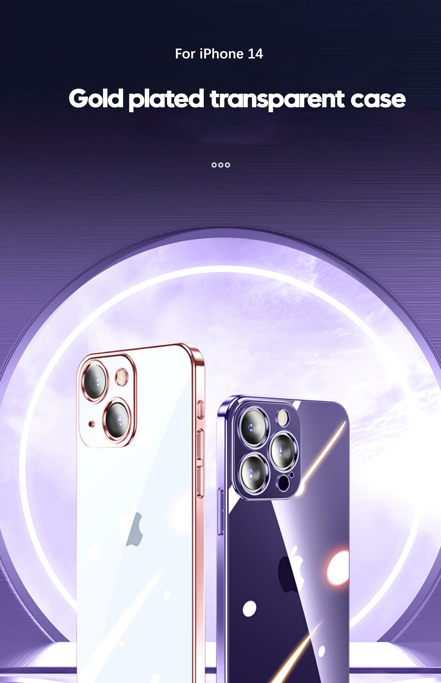 Luxury iPhone Case MagSafe Compatible Transparent Glitter Silicone Shockproof Protective Cover Camera Lens Protection Slim Design