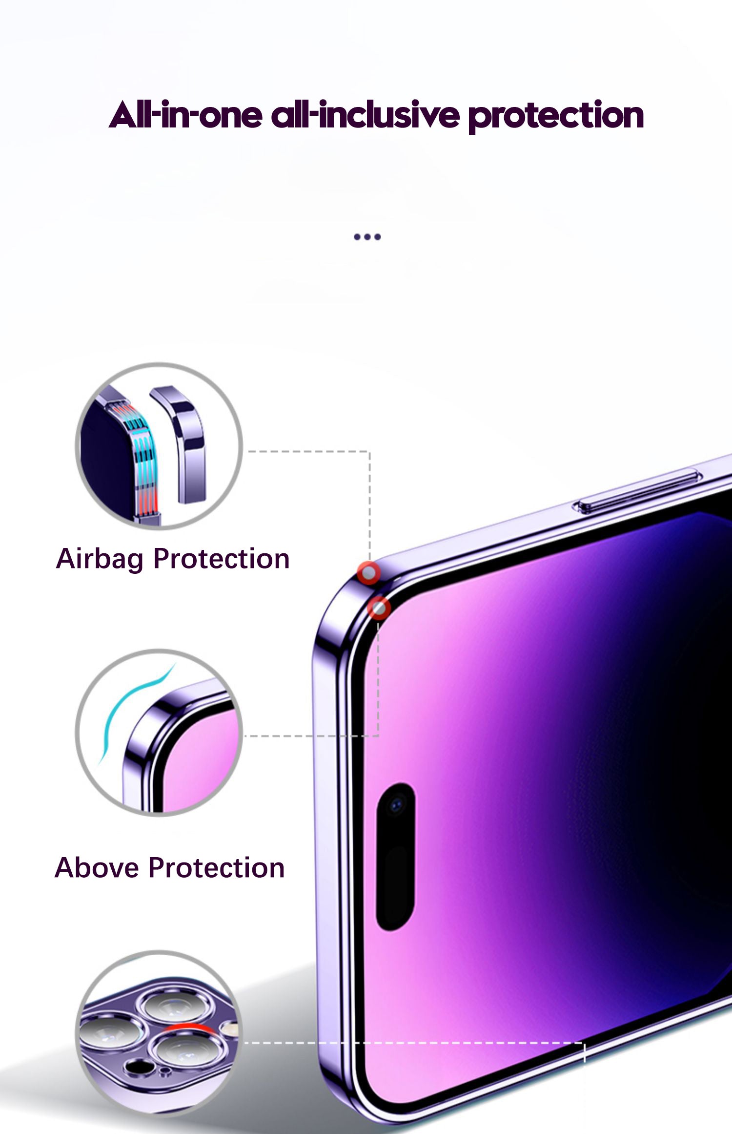 Luxury iPhone Case MagSafe Compatible Transparent Glitter Silicone Shockproof Protective Cover Camera Lens Protection Slim Design