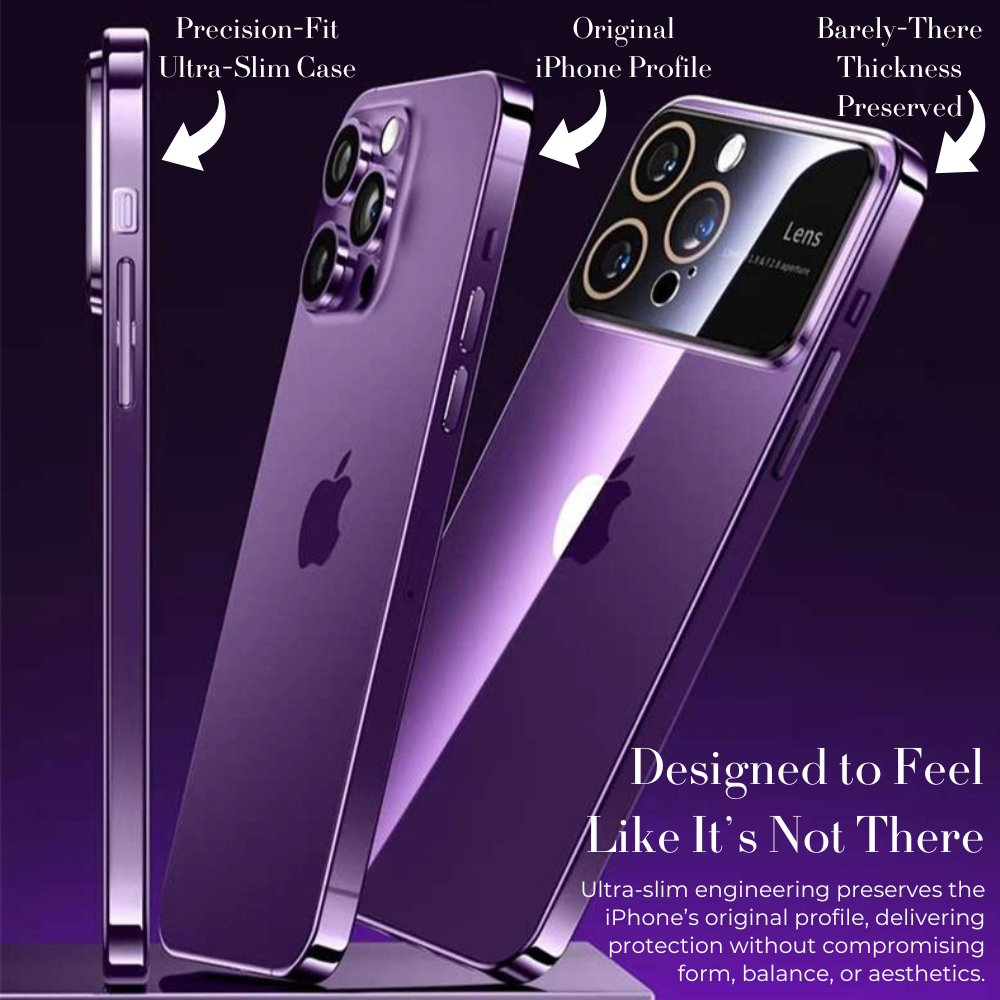 Luxury iPhone Case MagSafe Compatible Transparent Shockproof Protective Cover Clear Hard PC Back Silicone Bumper Camera Lens Protection Ultra Thin