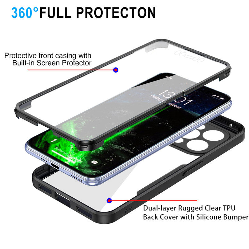 Luxury iPhone Case MagSafe Compatible Transparent Silicone Shockproof Protective Cover Full Body Camera Lens Protection Slim Clear Design