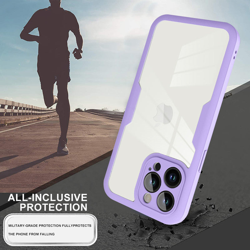 Luxury iPhone Case MagSafe Compatible Transparent Silicone Shockproof Protective Cover Full Body Camera Lens Protection Slim Clear Design
