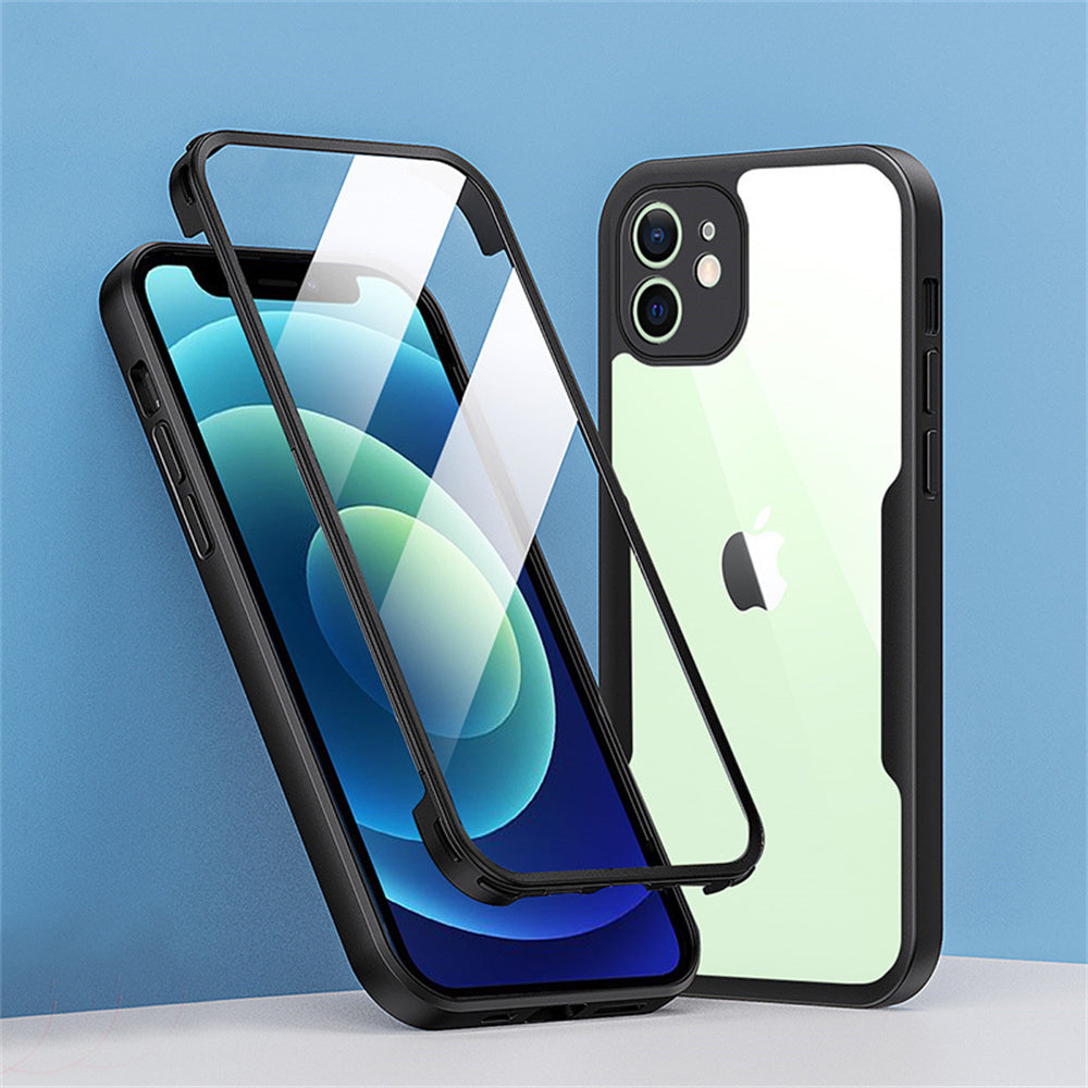 Luxury iPhone Case MagSafe Compatible Transparent Silicone Shockproof Protective Cover Full Body Camera Lens Protection Slim Clear Design