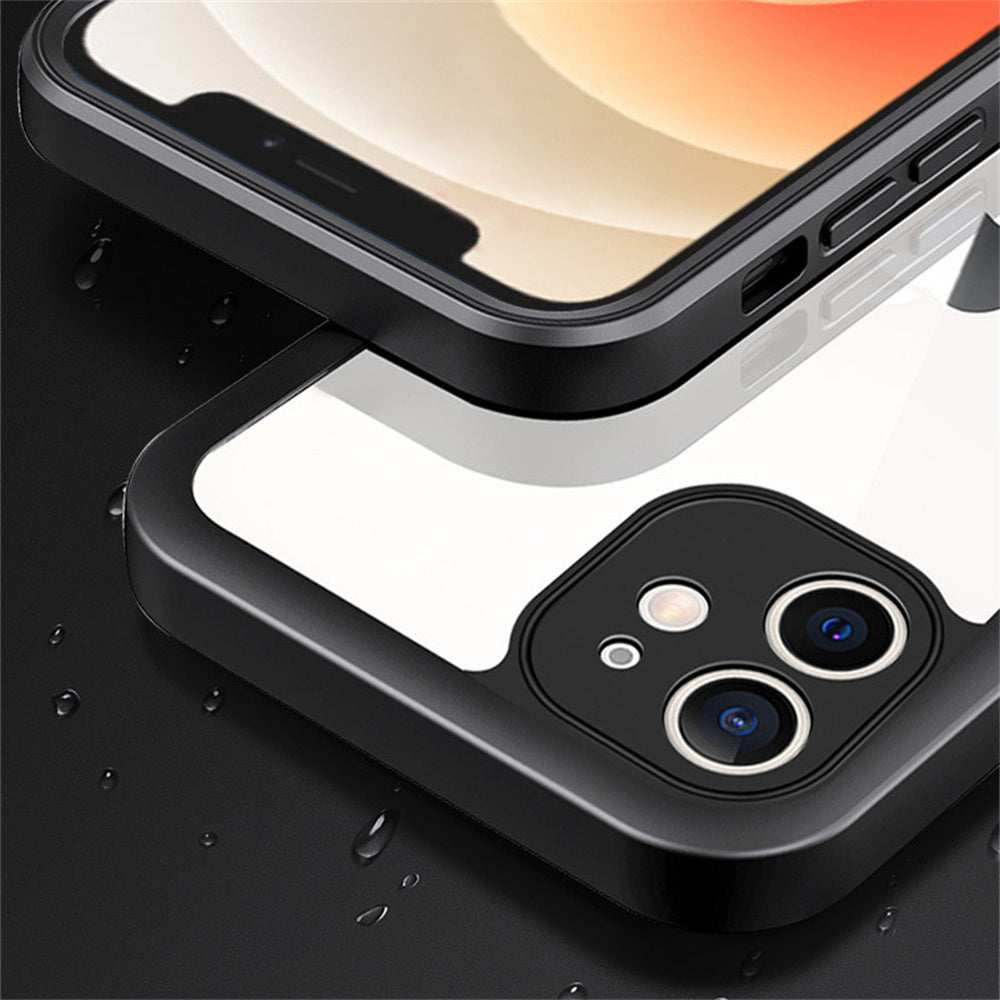 Luxury iPhone Case MagSafe Compatible Transparent Silicone Shockproof Protective Cover Full Body Camera Lens Protection Slim Clear Design