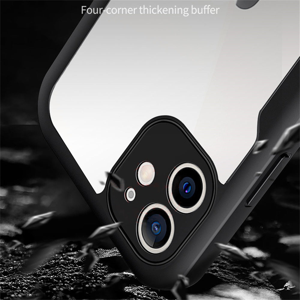 Luxury iPhone Case MagSafe Compatible Transparent Silicone Shockproof Protective Cover Full Body Camera Lens Protection Slim Clear Design