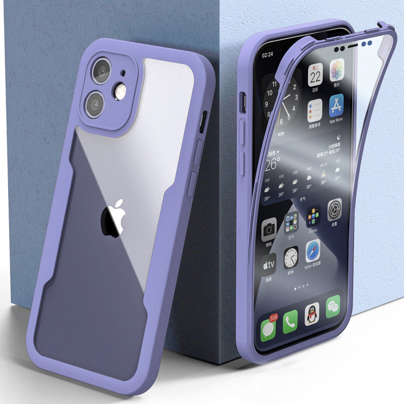 Luxury iPhone Case MagSafe Compatible Transparent Silicone Shockproof Protective Cover Full Body Camera Lens Protection Slim Clear Design