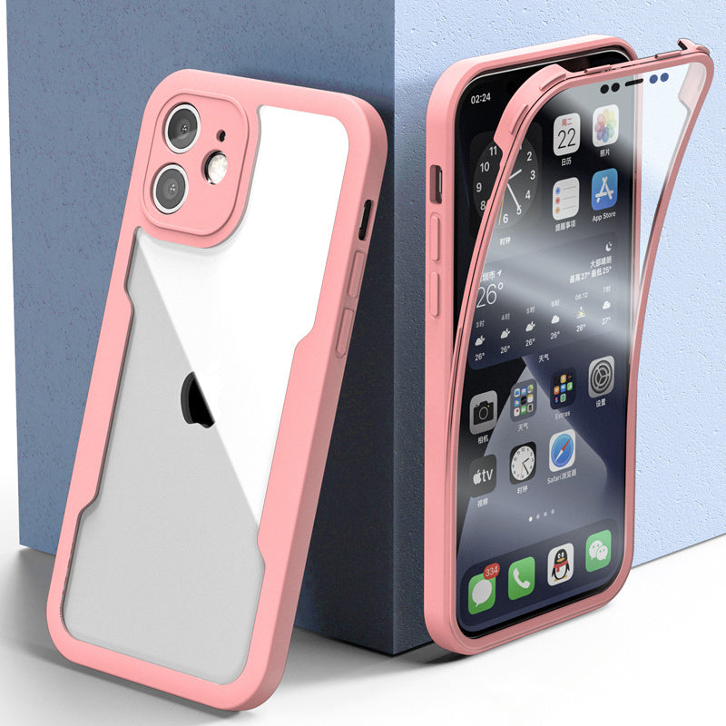 Luxury iPhone Case MagSafe Compatible Transparent Silicone Shockproof Protective Cover Full Body Camera Lens Protection Slim Clear Design