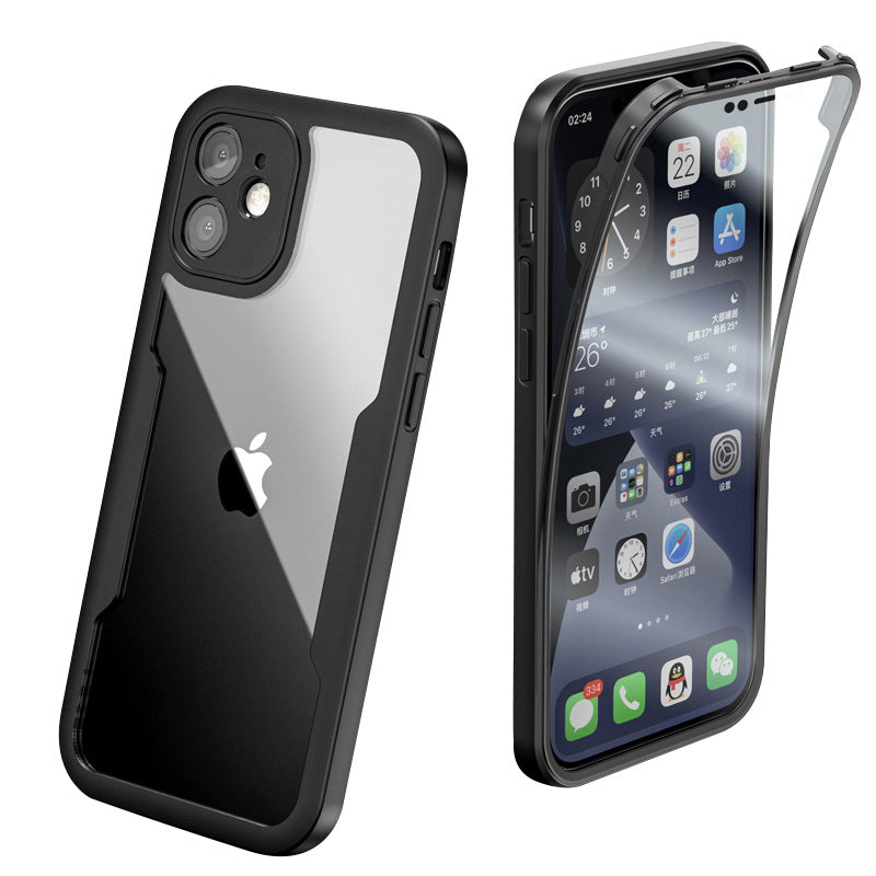 Luxury iPhone Case MagSafe Compatible Transparent Silicone Shockproof Protective Cover Full Body Camera Lens Protection Slim Clear Design