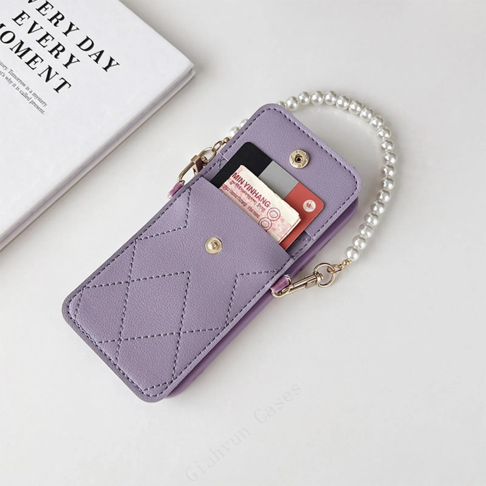 Luxury iPhone Case Wallet MagSafe Compatible Crossbody Strap Card Holder Shockproof Protective Cover 3D Metal Design Camera Lens Protection Slim Profile