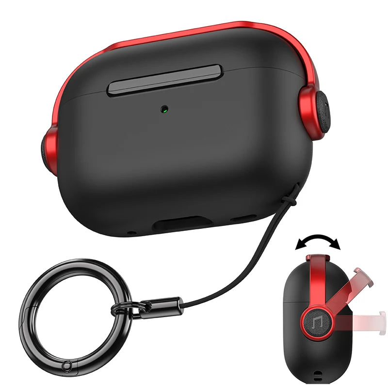 Premium AirPods Case with Lanyard Secure Strap Protective Cover Shockproof Lightweight Design Wireless Charging Compatible