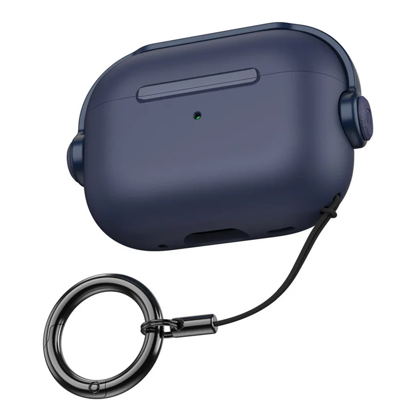 Premium AirPods Case with Lanyard Secure Strap Protective Cover Shockproof Lightweight Design Wireless Charging Compatible