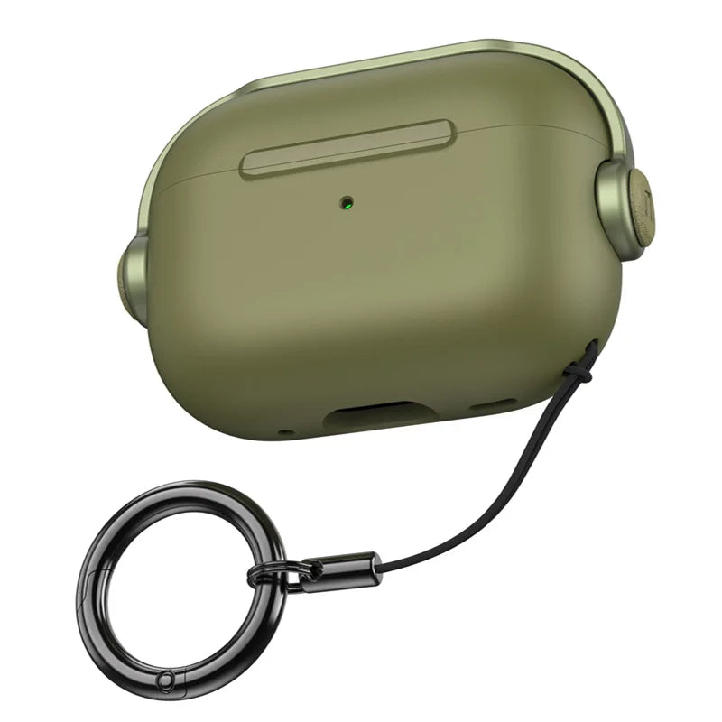 Premium AirPods Case with Lanyard Secure Strap Protective Cover Shockproof Lightweight Design Wireless Charging Compatible