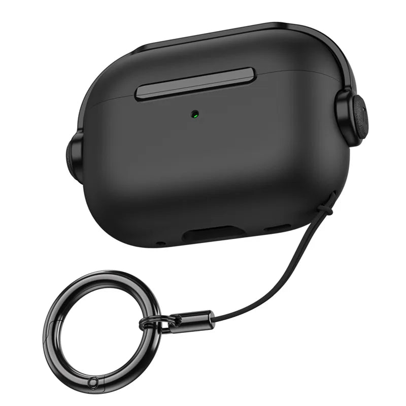 Premium AirPods Case with Lanyard Secure Strap Protective Cover Shockproof Lightweight Design Wireless Charging Compatible