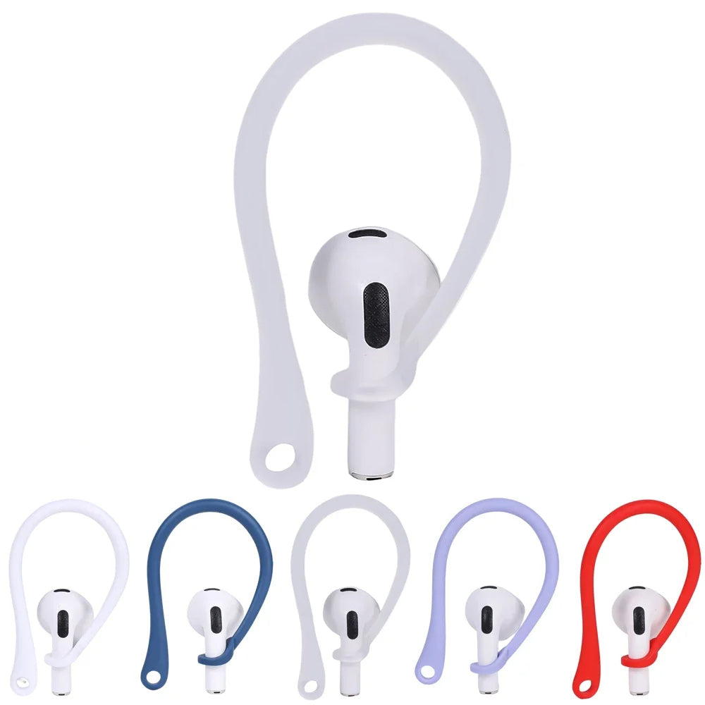 Premium AirPods Ear Hooks Silicone Anti-Slip Secure Fit Sports Ear Support Comfortable Wireless Earbud Accessories