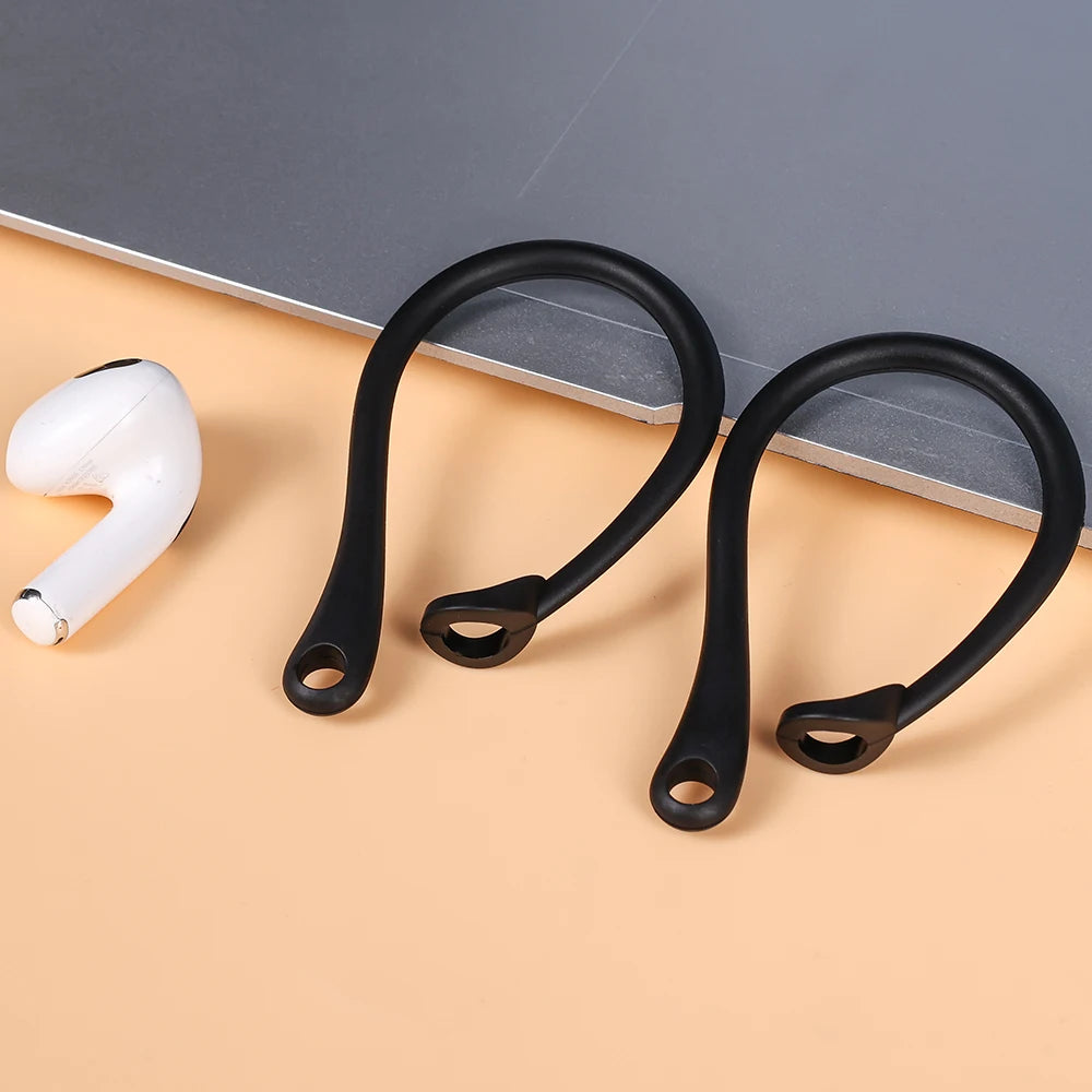 Premium AirPods Ear Hooks Silicone Anti-Slip Secure Fit Sports Ear Support Comfortable Wireless Earbud Accessories