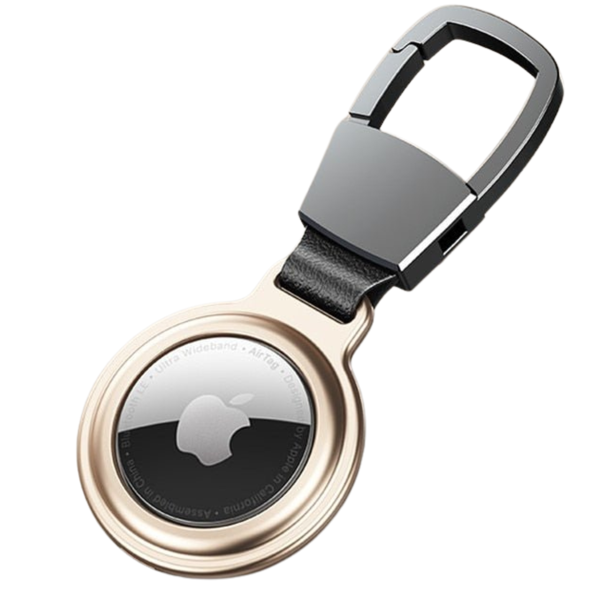 Premium AirTag Case Metal Protective Cover Keychain Clip Shockproof Scratch Resistant Secure Holder