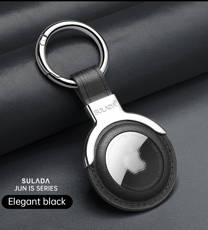 Premium AirTag Case Metal Protective Cover Keychain Clip Shockproof Scratch Resistant Secure Holder