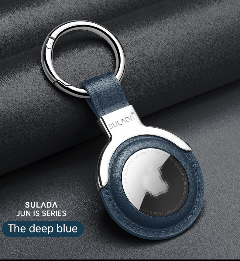 Premium AirTag Case Metal Protective Cover Keychain Clip Shockproof Scratch Resistant Secure Holder