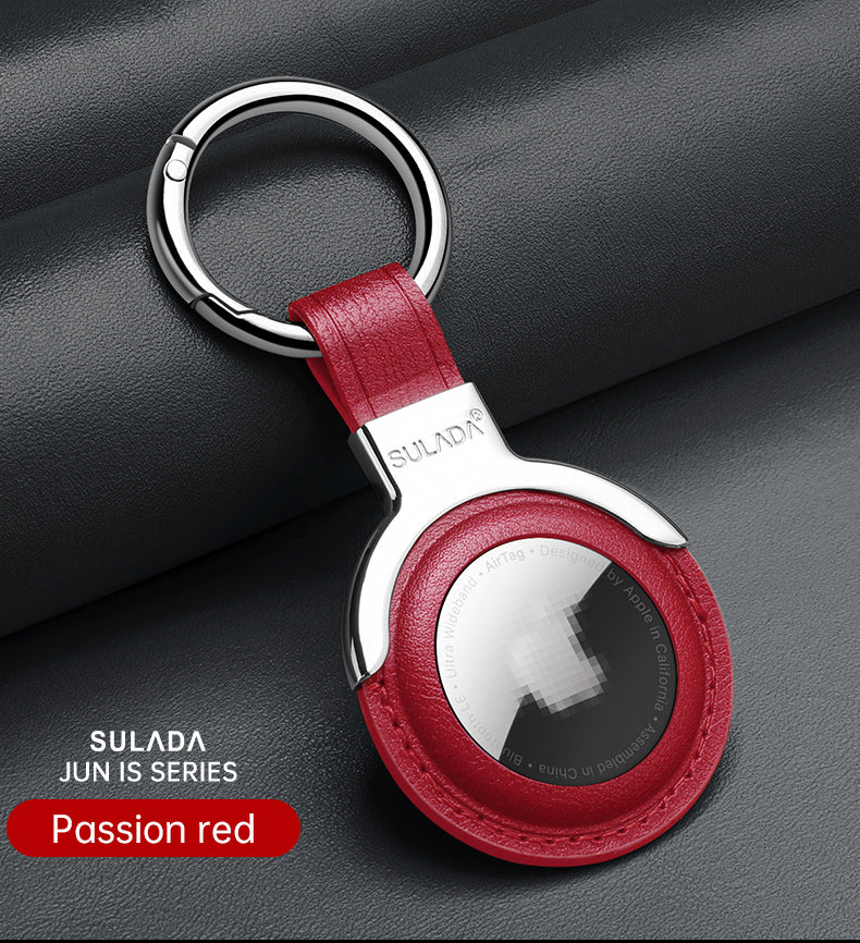 Premium AirTag Case Metal Protective Cover Keychain Clip Shockproof Scratch Resistant Secure Holder