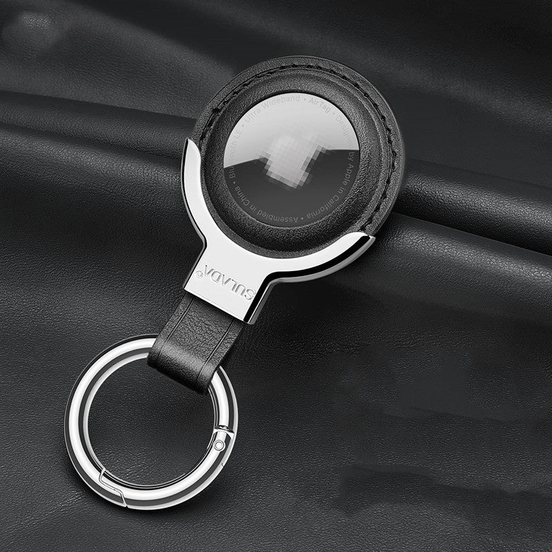 Premium AirTag Case Metal Protective Cover Keychain Clip Shockproof Scratch Resistant Secure Holder