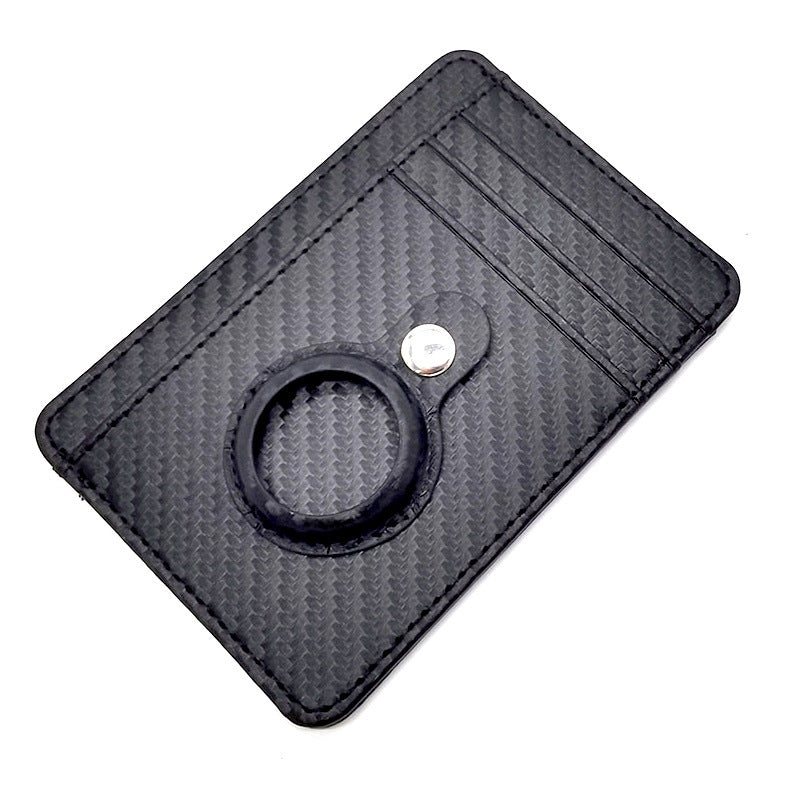 Premium AirTag Wallet Case RFID Blocking Leather Card Holder Slim Magnetic Closure Secure ID Credit Card Storage