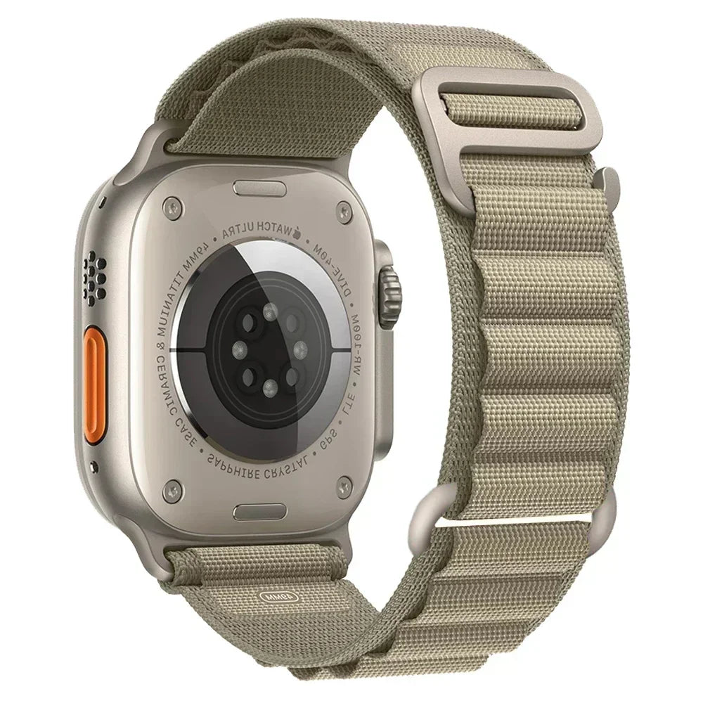Premium Apple Watch Band Alpine Loop Durable Nylon Strap Adjustable Secure Fit Outdoor Sport Wristband