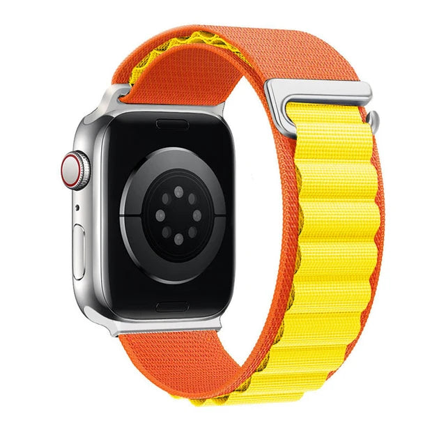 Premium Apple Watch Band Alpine Loop Durable Nylon Strap Adjustable Secure Fit Outdoor Sport Wristband