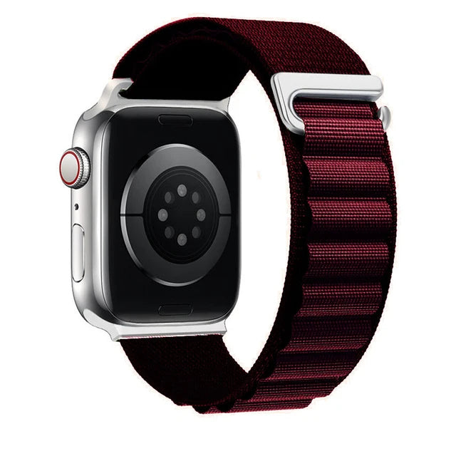Premium Apple Watch Band Alpine Loop Durable Nylon Strap Adjustable Secure Fit Outdoor Sport Wristband