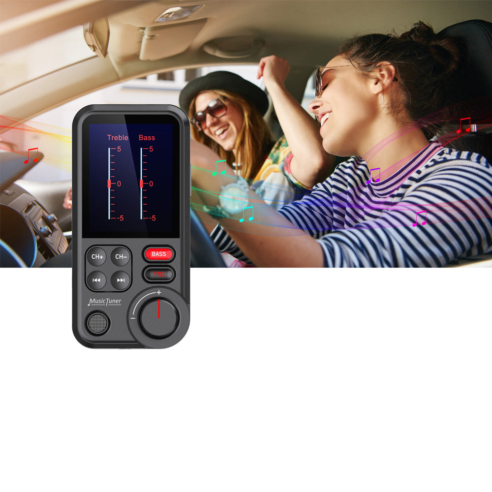 Premium Car Bluetooth FM Transmitter QC 3.0 Fast Charging USB Charger Hands-Free Calling Audio Adapter Stereo Music Player