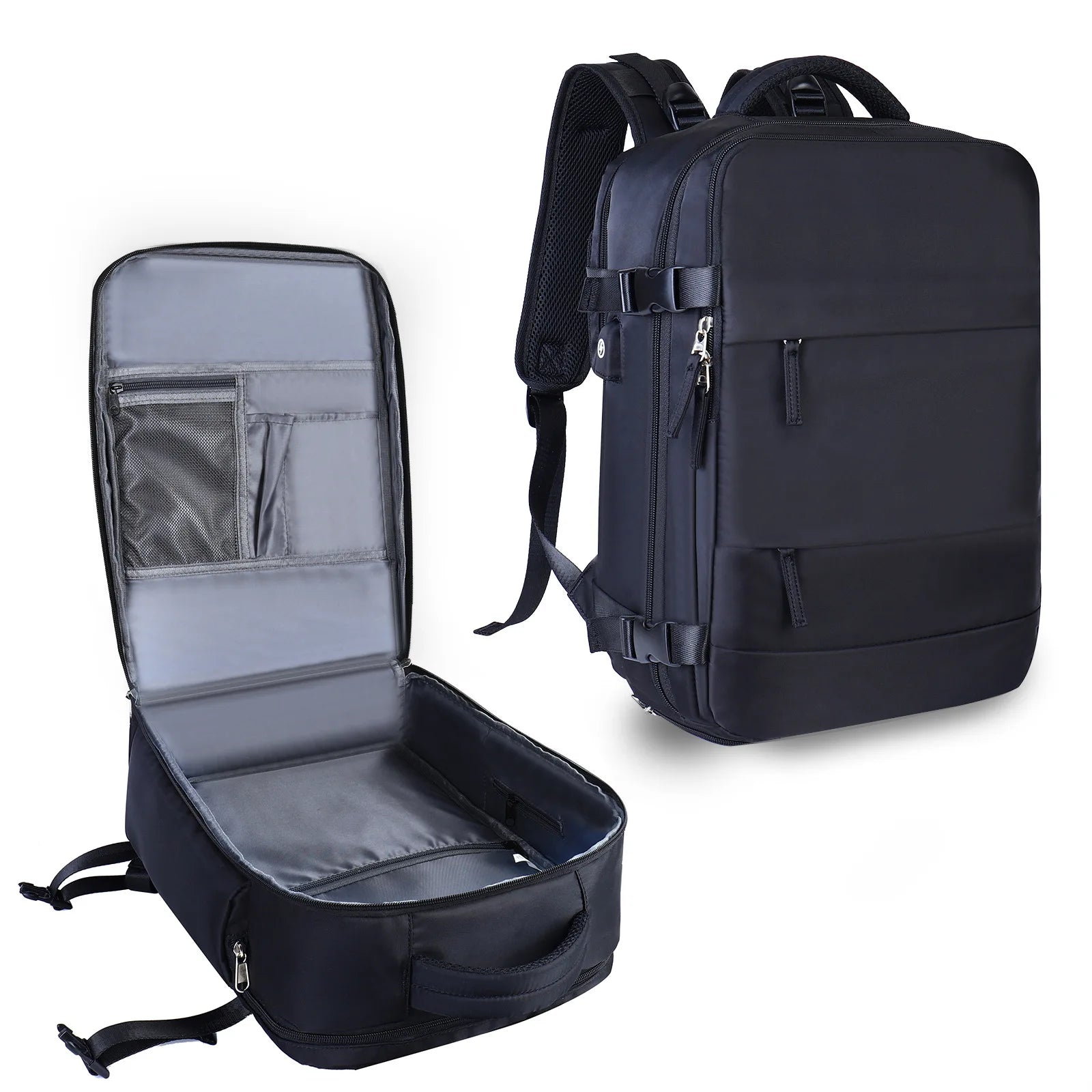 Premium Laptop Backpack Waterproof Expandable USB Charging Business Travel Backpack Large Capacity 13–17 Inch Laptop Compatible