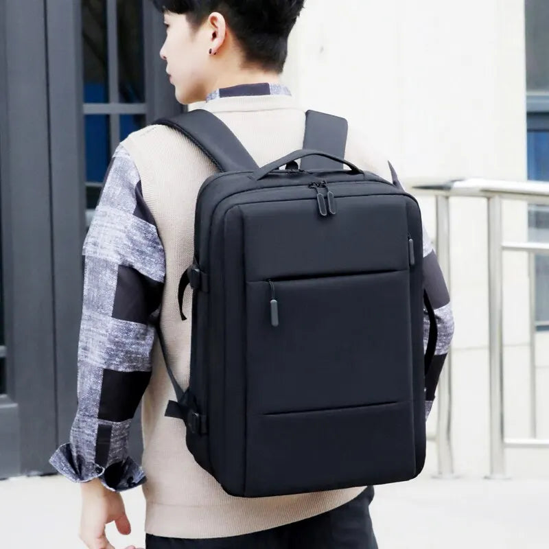 Premium Laptop Backpack Waterproof Expandable USB Charging Business Travel Backpack Large Capacity 13–17 Inch Laptop Compatible