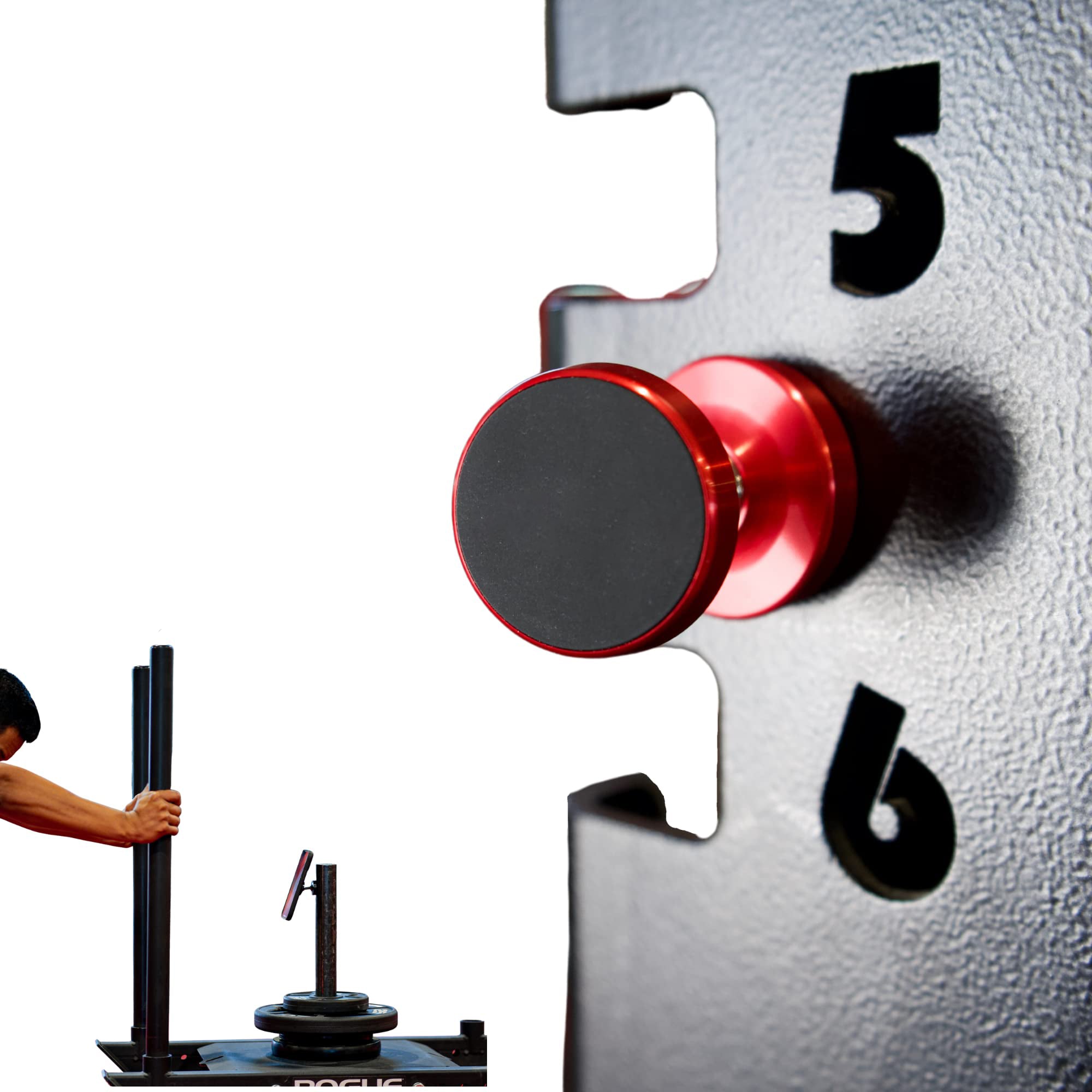 Premium Magnetic Phone Holder Dual Magnet 360 Rotation Gym Mount Secure Grip Smartphone Compatible Fitness Training Stand