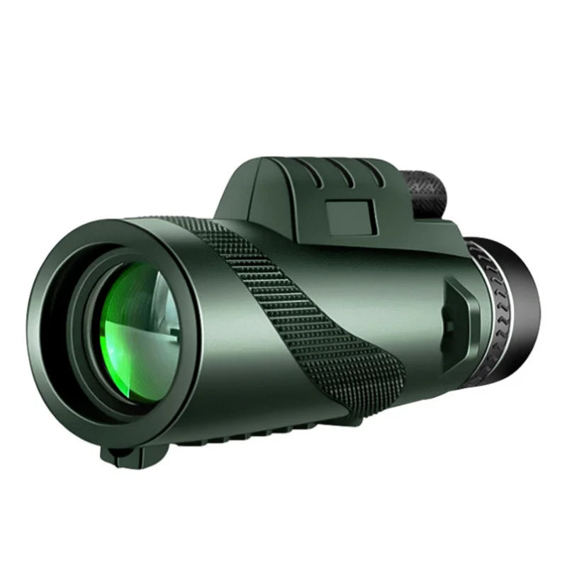 Premium Monocular Telescope HD Zoom Portable Folding Long Range Viewing Smartphone Compatible Outdoor Travel Scope