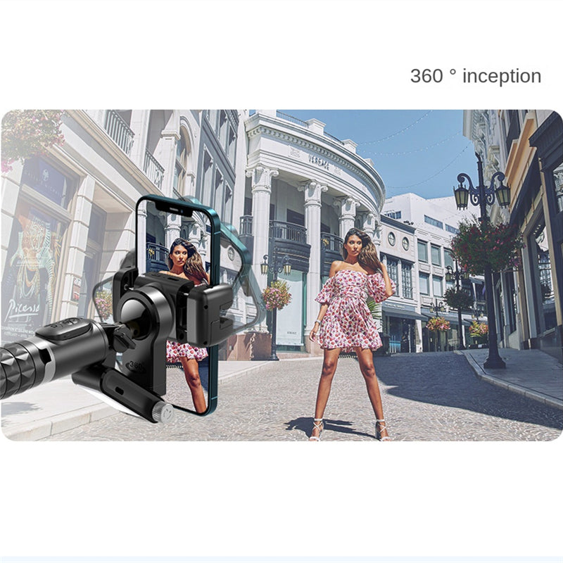 Premium Phone Gimbal Stabilizer 360 Rotation Selfie Stick Tripod Bluetooth Remote Smartphone Video Photography Stabilizer