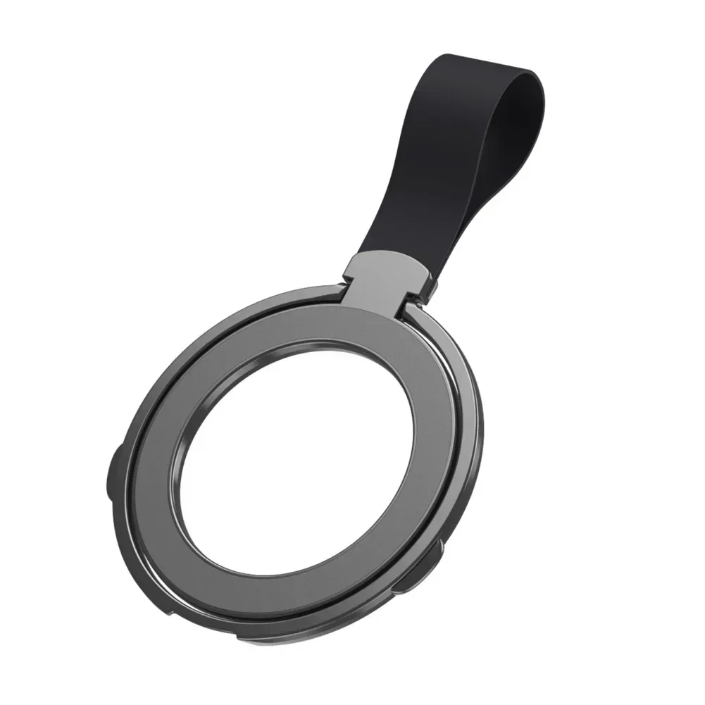 Premium Phone Ring Holder MagSafe Compatible Magnetic Grip Strap Stand Detachable Smartphone Holder Secure Grip