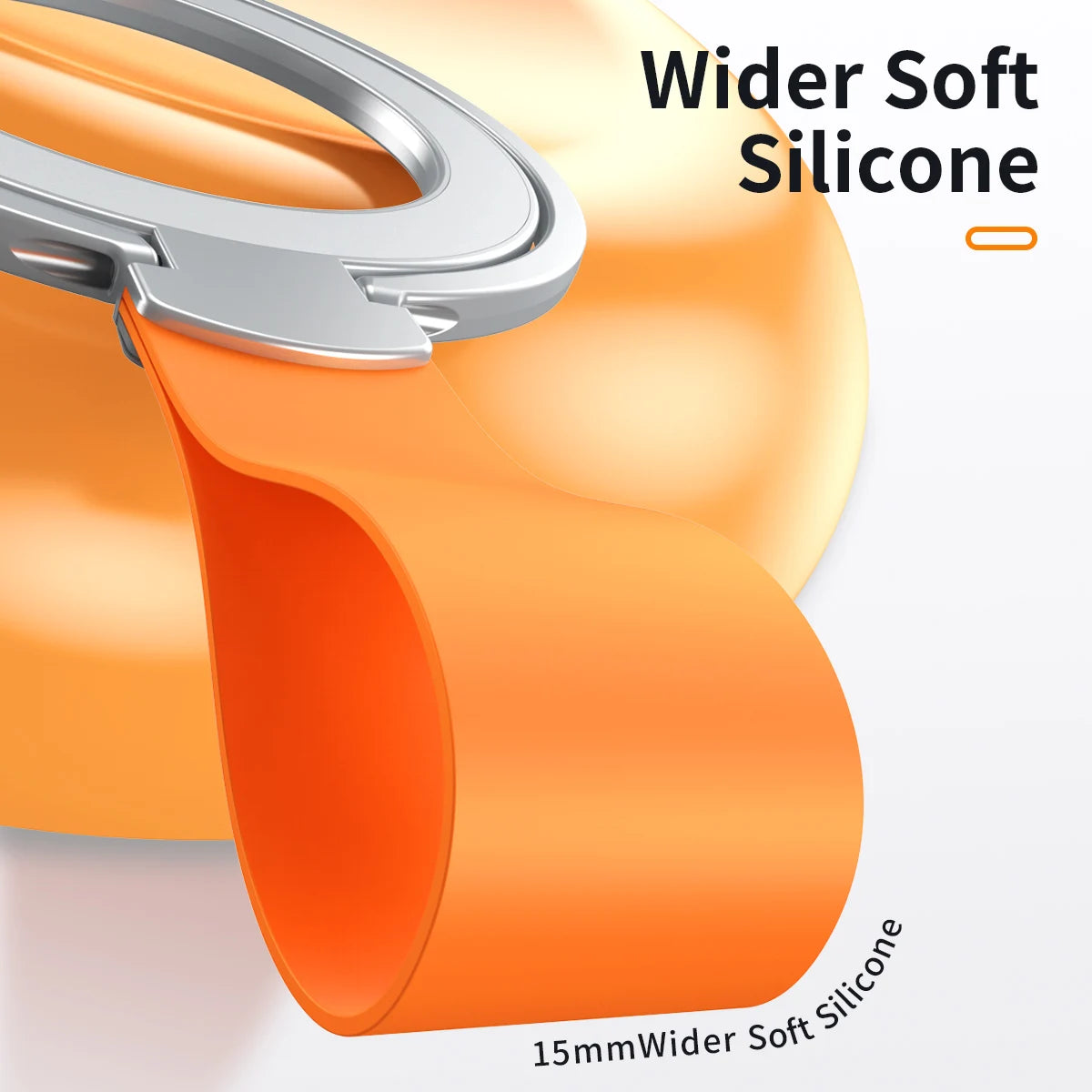 Premium Phone Ring Holder MagSafe Compatible Magnetic Grip Strap Stand Detachable Smartphone Holder Secure Grip