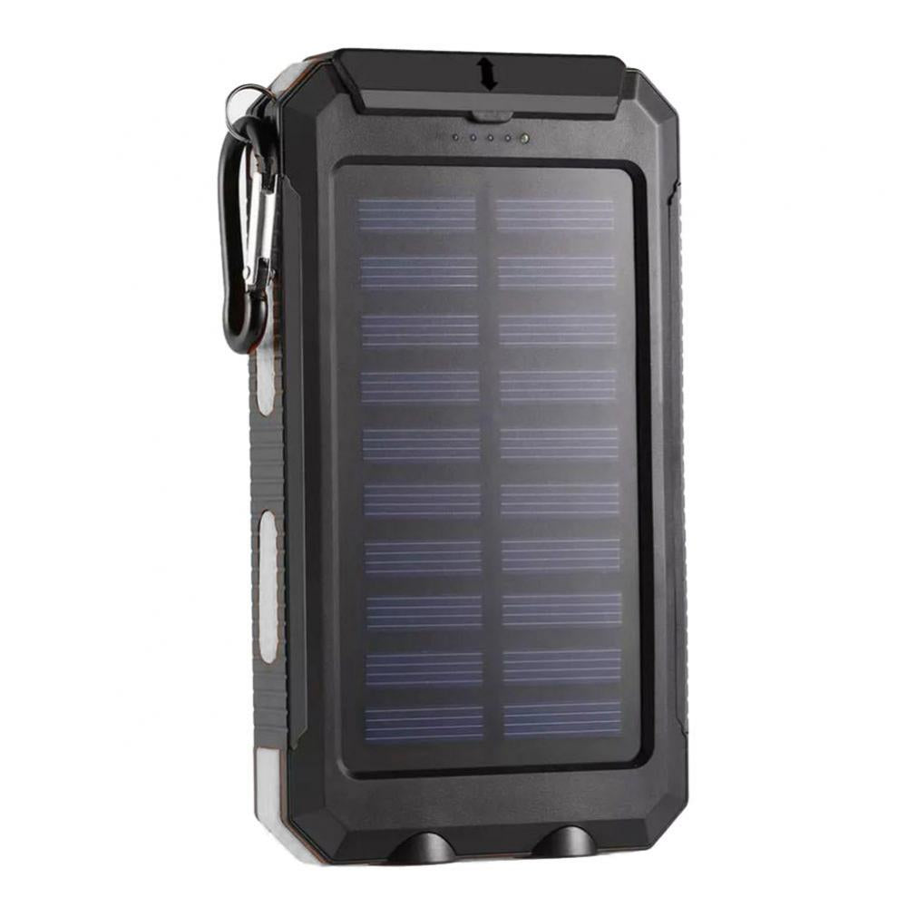 Premium Power Bank 20000mAh Solar Charger Fast Charging Portable Battery Pack LED Flashlight Outdoor Travel