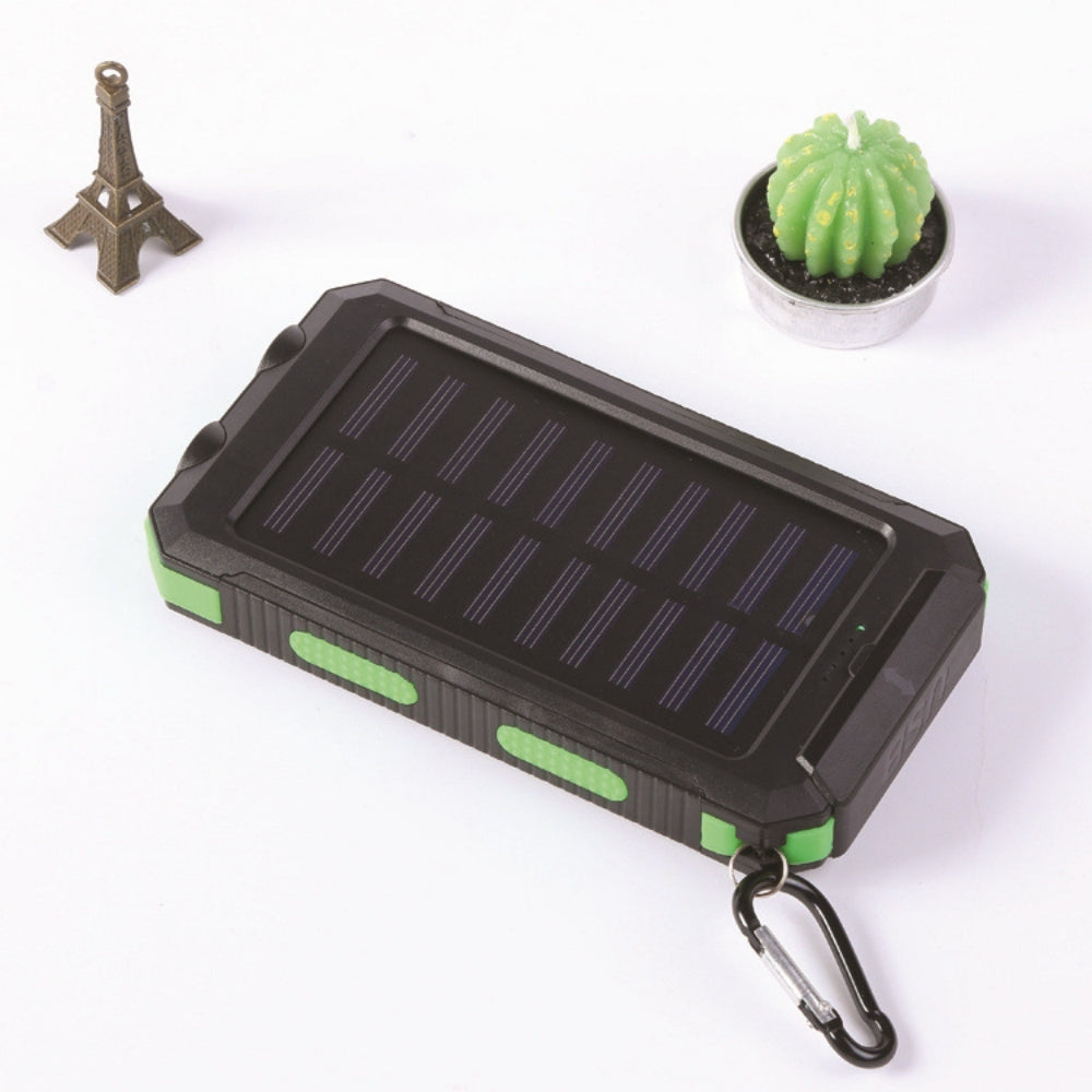 Premium Power Bank 20000mAh Solar Charger Fast Charging Portable Battery Pack LED Flashlight Outdoor Travel