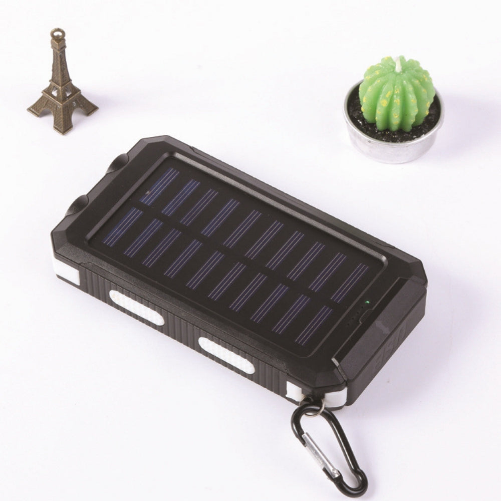 Premium Power Bank 20000mAh Solar Charger Fast Charging Portable Battery Pack LED Flashlight Outdoor Travel