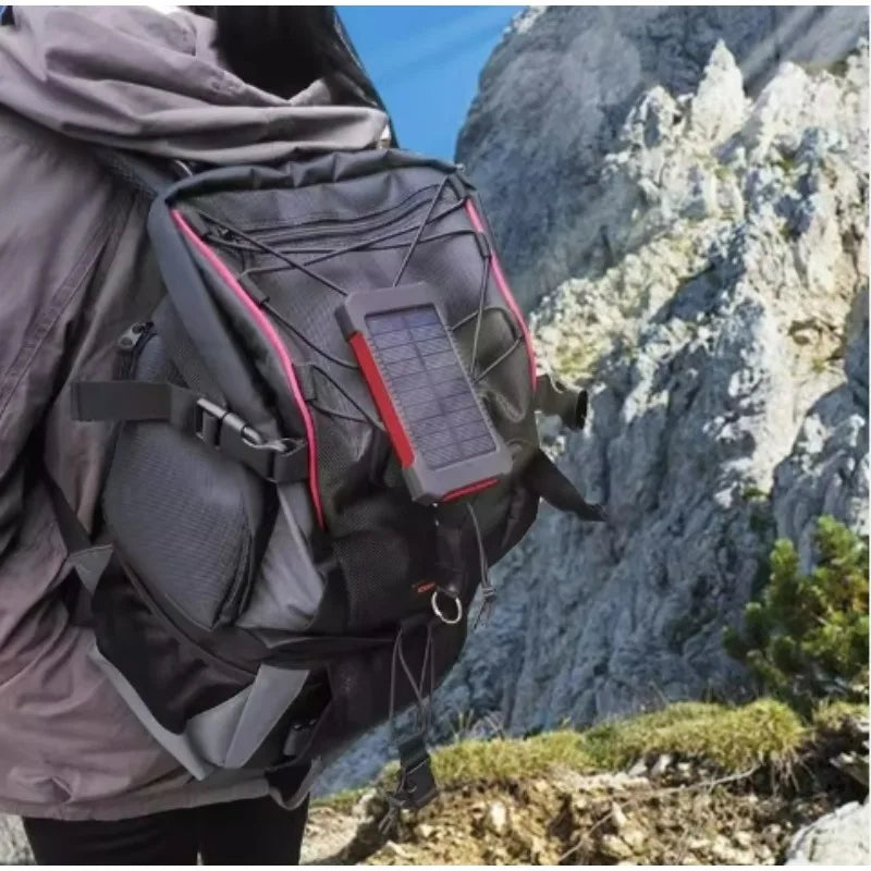 Premium Power Bank 20000mAh Solar Charger Fast Charging Portable Battery Pack LED Flashlight Outdoor Travel