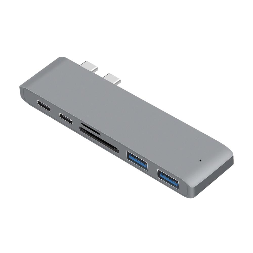 Premium USB-C Hub HDMI 4K Adapter Thunderbolt 3 USB 3.1 Multiport Dock PD Charging SD Reader Laptop Compatible
