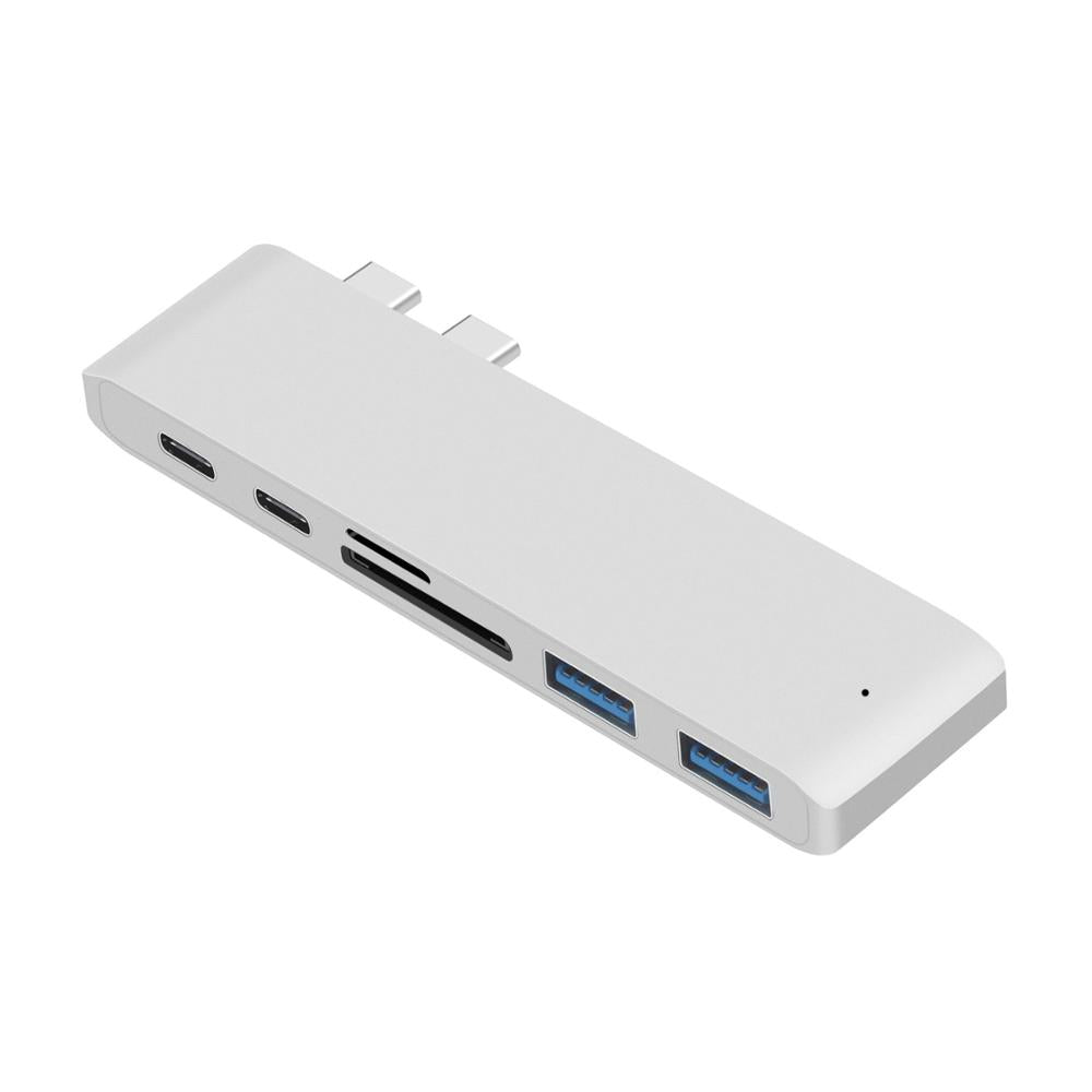 Premium USB-C Hub HDMI 4K Adapter Thunderbolt 3 USB 3.1 Multiport Dock PD Charging SD Reader Laptop Compatible