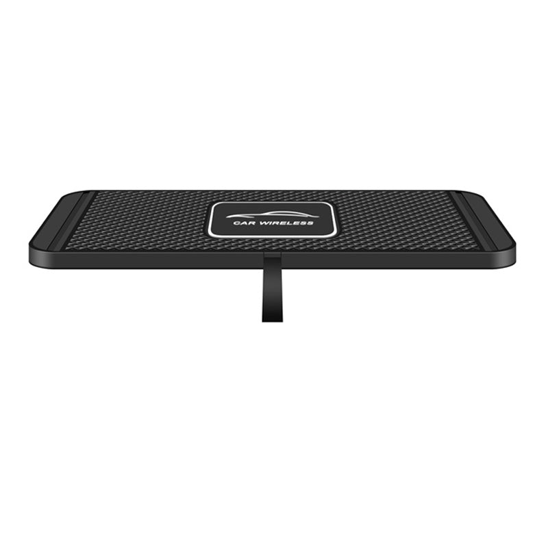 Premium Wireless Car Charger 30W Fast Charging Anti-Slip Silicone Pad Dashboard Charging Dock Smartphone Compatible