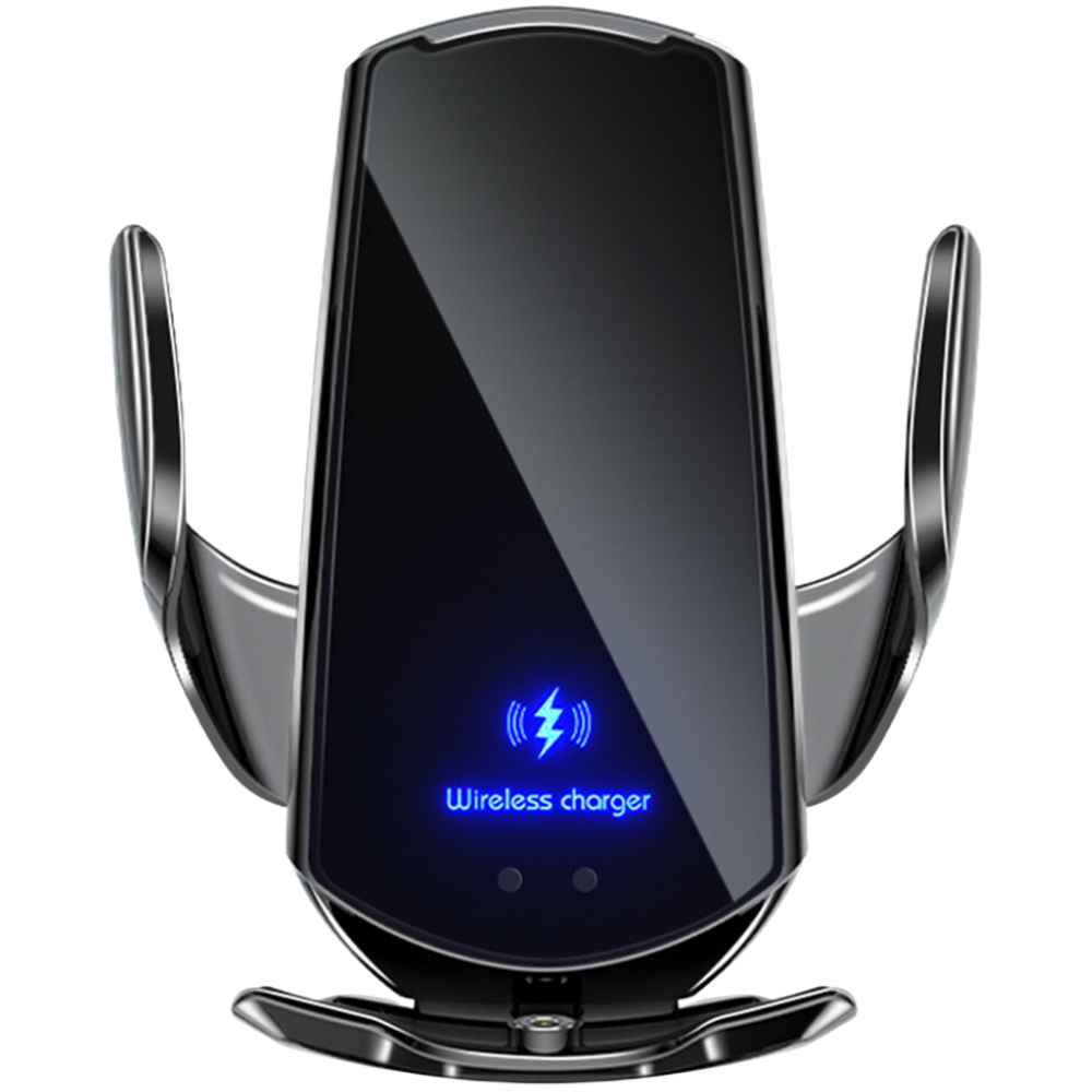 Premium Wireless Car Charger 30W Fast Charging Magnetic Phone Mount Infrared Sensor Auto Clamp USB-C LED Display