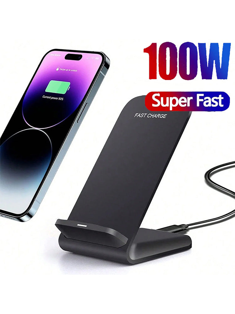Premium Wireless Charger Foldable 30W Fast Charging Stand Pad Portable Charging Dock Smartphone Earbuds Compatible