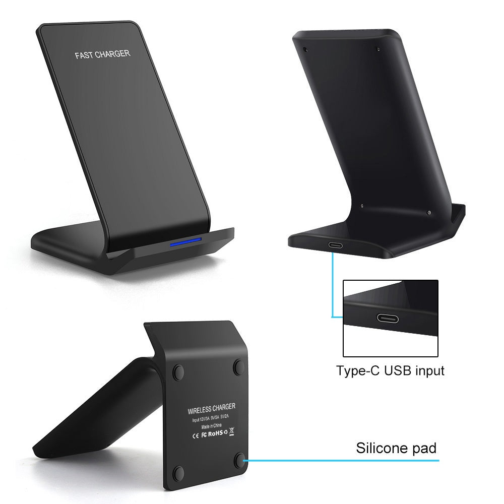Premium Wireless Charger Foldable 30W Fast Charging Stand Pad Portable Charging Dock Smartphone Earbuds Compatible