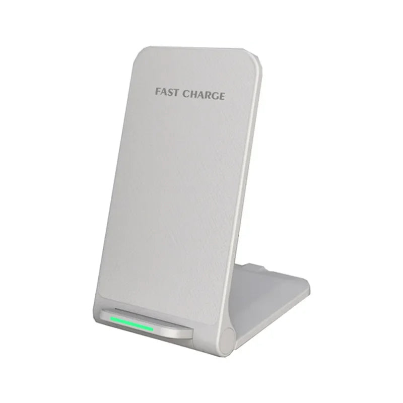 Premium Wireless Charger Foldable 30W Fast Charging Stand Pad Portable Charging Dock Smartphone Earbuds Compatible