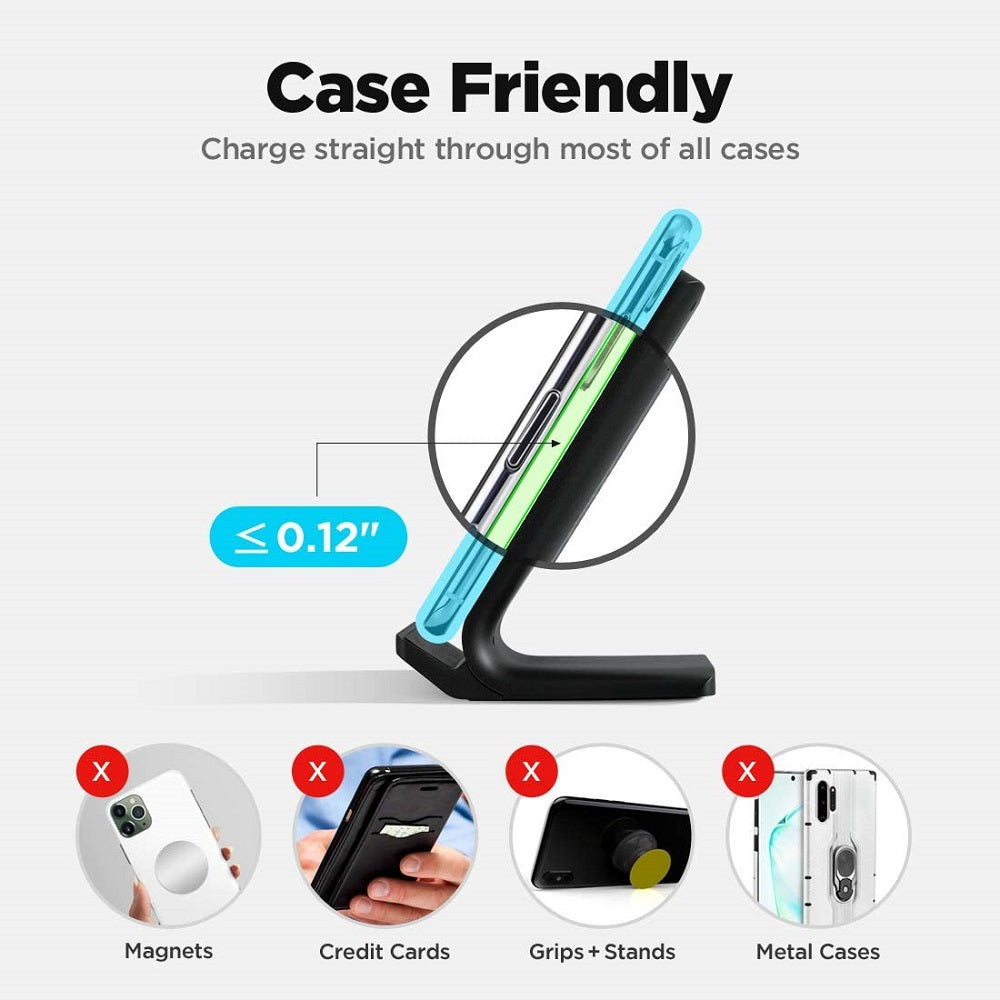 Premium Wireless Charger Foldable 30W Fast Charging Stand Pad Portable Charging Dock Smartphone Earbuds Compatible