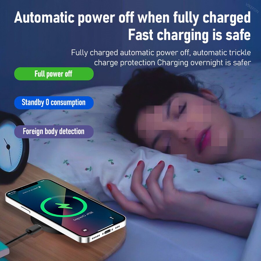 Premium Wireless Charger MagSafe Compatible 30W Fast Charging Magnetic Stand USB-C PD Smartphone Charging Dock
