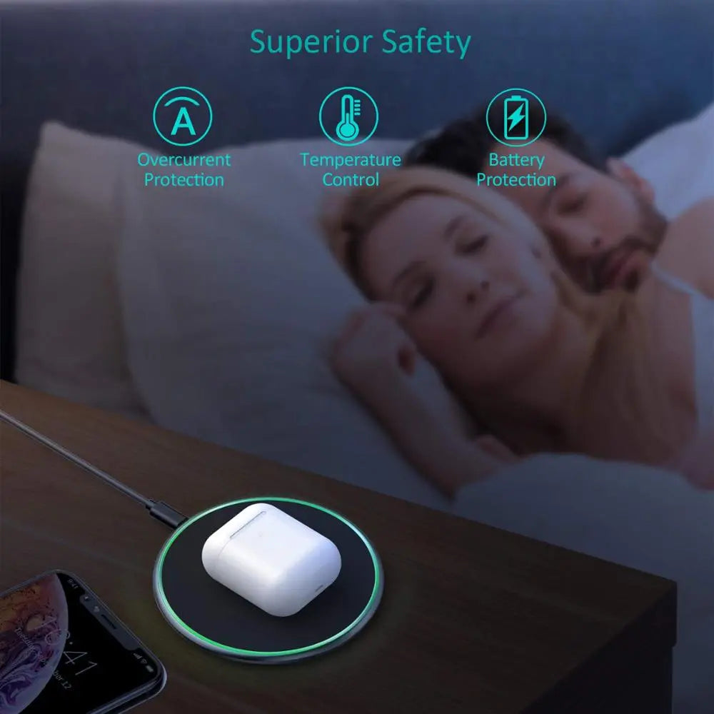 Premium Wireless Charger MagSafe Compatible 30W Fast Charging Pad USB-C Qi Charging Slim Design