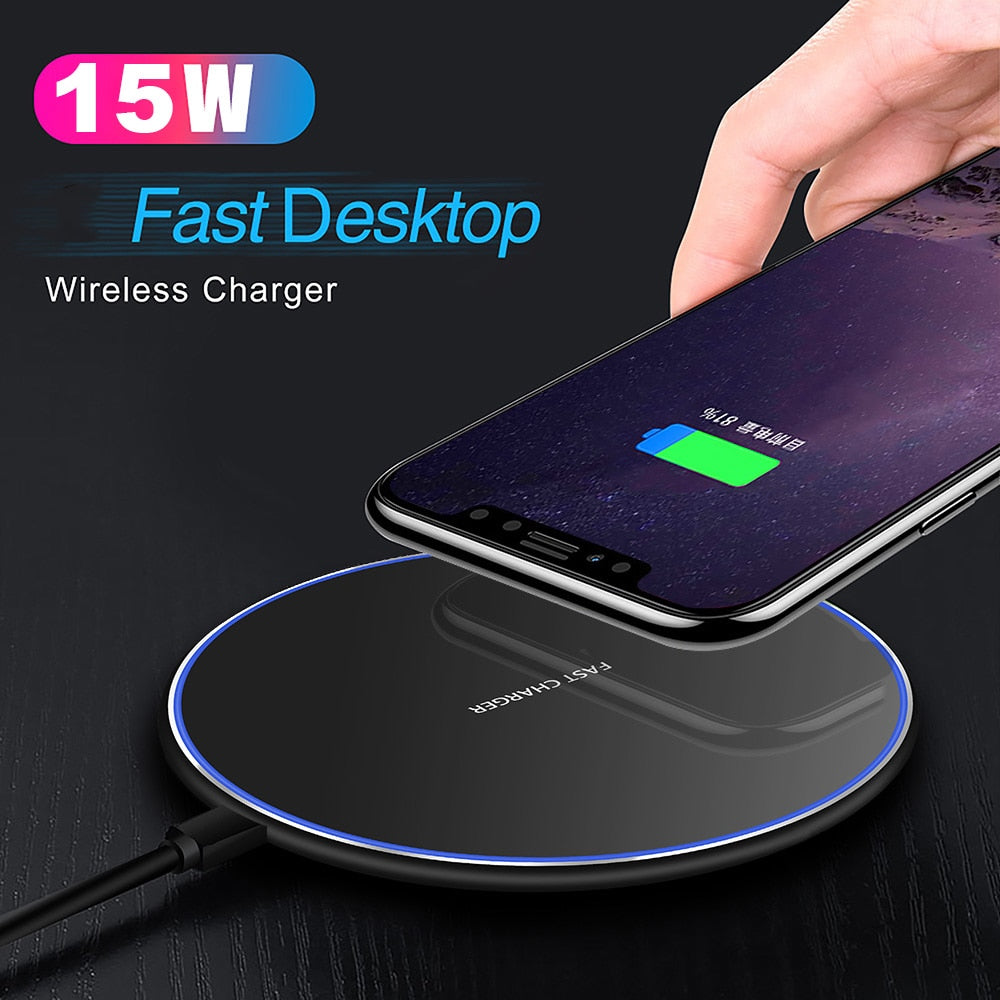 Premium Wireless Charger MagSafe Compatible 30W Fast Charging Pad USB-C Qi Charging Slim Design